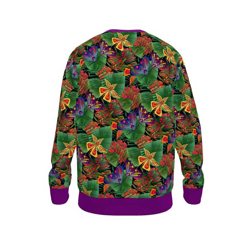 Women’s Lightweight Sweater - Jungle Flower