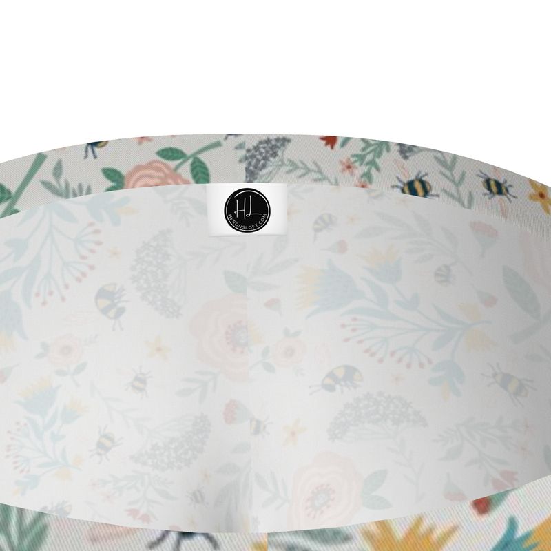 Women’s Mid-Rise Full-Length Leggings - Bee Garden