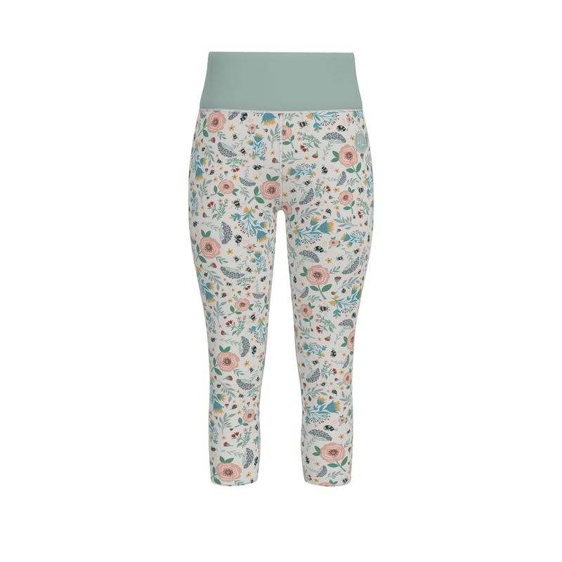 Women’s High-Waist Sports Leggings - Bee Garden