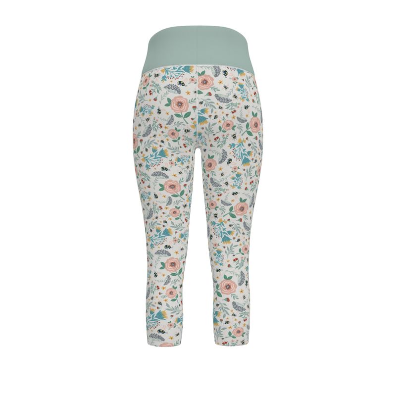 Women’s High-Waist Sports Leggings - Bee Garden