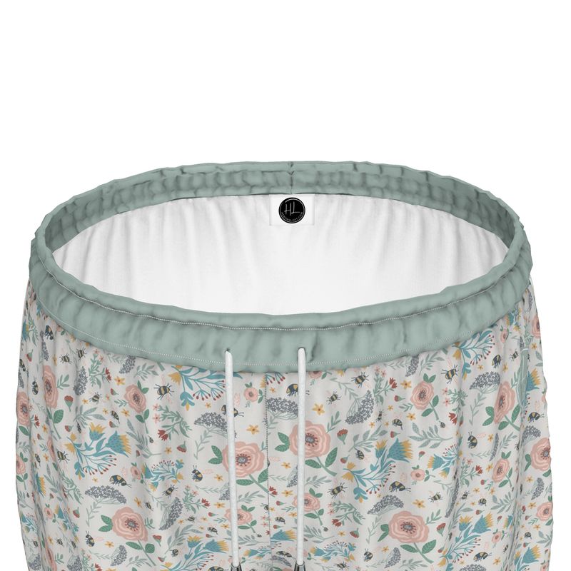 Women’s Athletic Shorts - Bee Garden