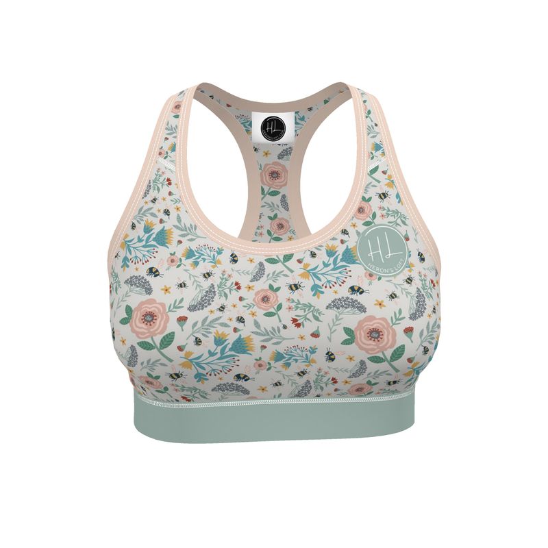Women’s Low Intensity Sports Bra - Bee Garden
