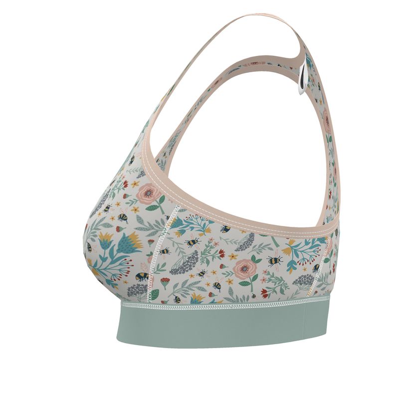 Women’s Low Intensity Sports Bra - Bee Garden