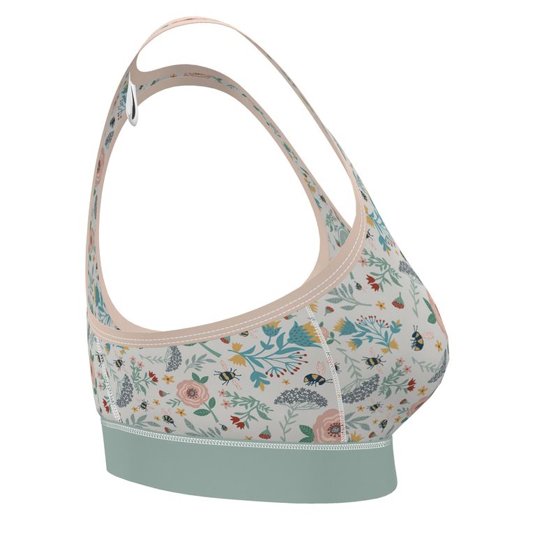 Women’s Low Intensity Sports Bra - Bee Garden