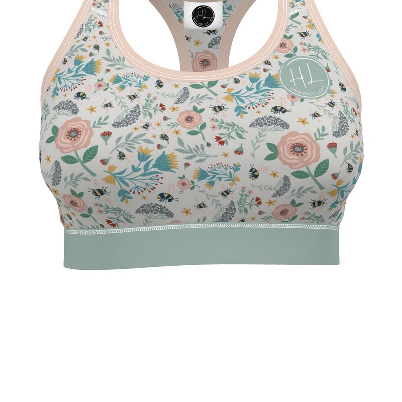 Women’s Low Intensity Sports Bra - Bee Garden
