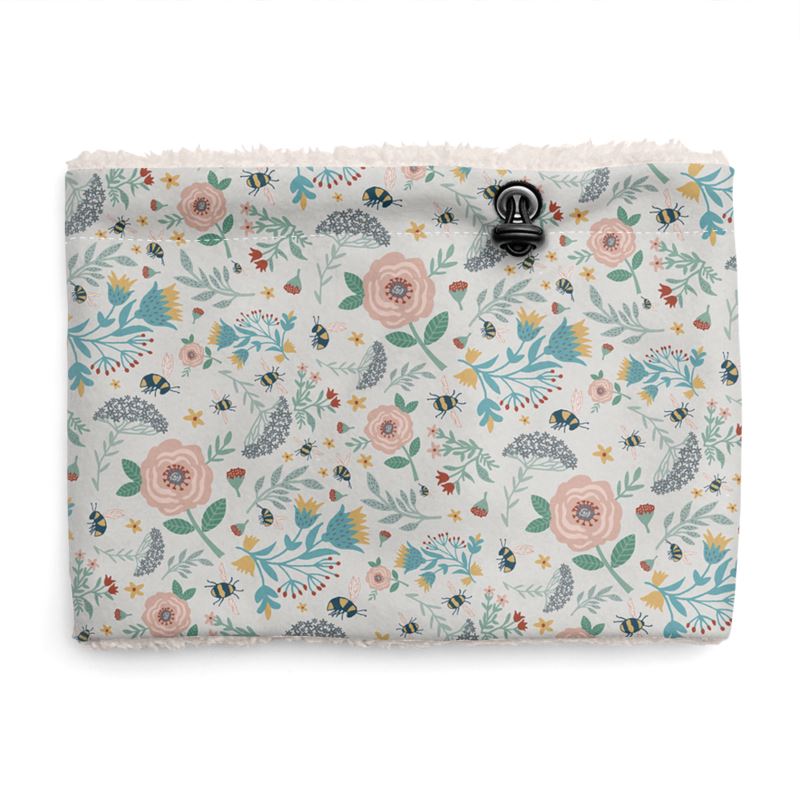 Women's Fleece Snood - Bee Garden
