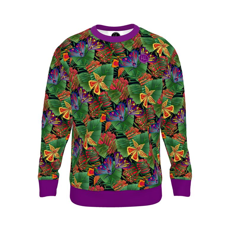 Women’s Lightweight Sweater - Jungle Flower