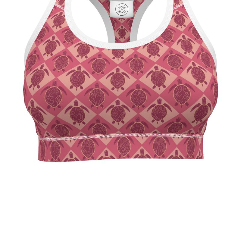 Women’s Low Intensity Sports Bra - Topo Turtles
