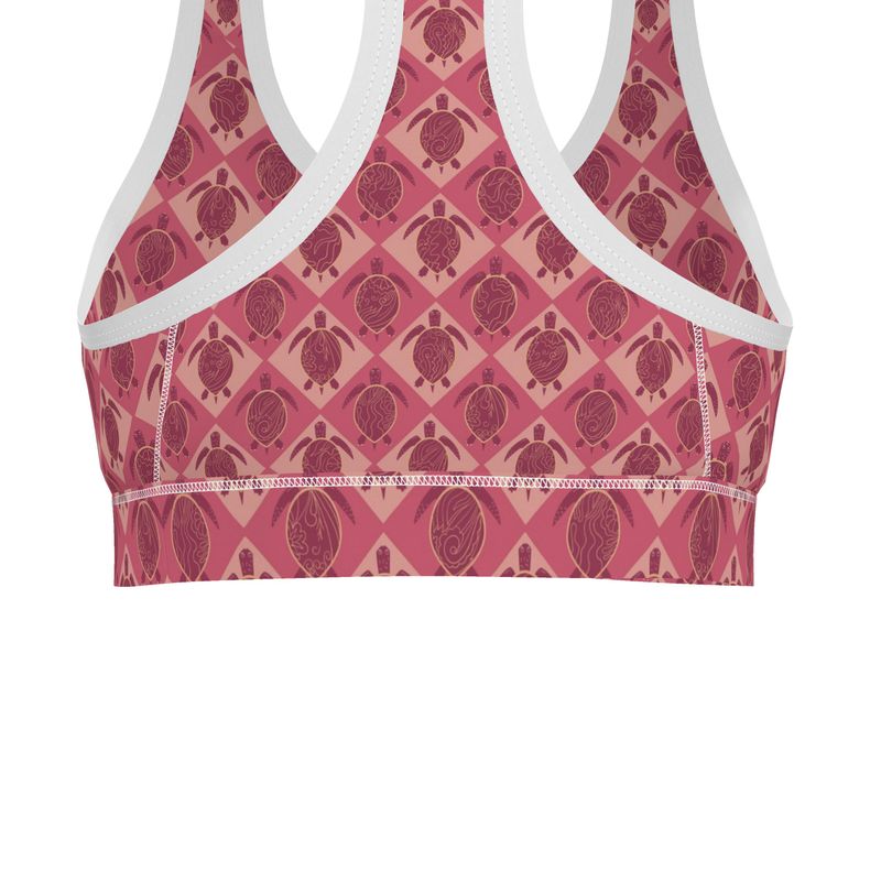 Women’s Low Intensity Sports Bra - Topo Turtles