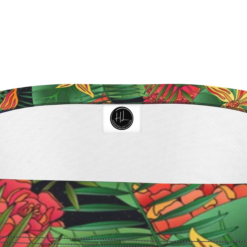 Women's Strapless Swimsuit - Jungle Flower