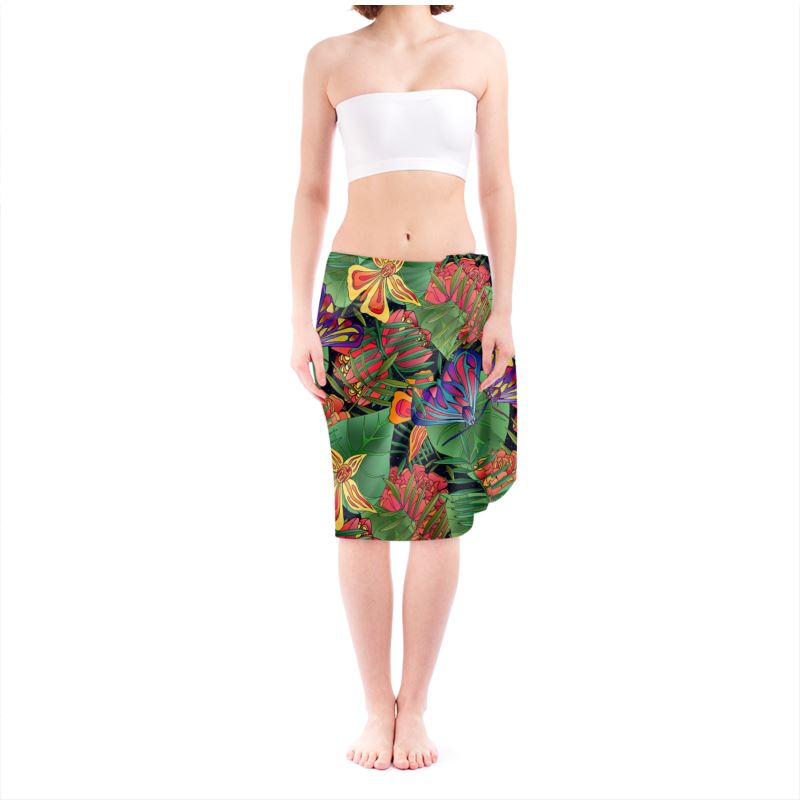 Women's Sarong - Jungle Flower