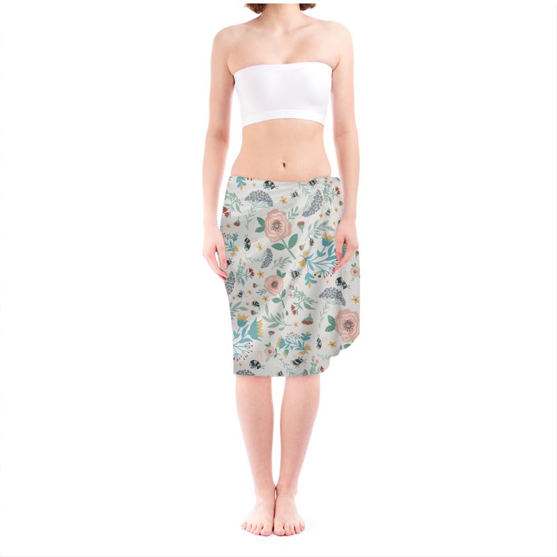 Women's Sarong - Bee Garden