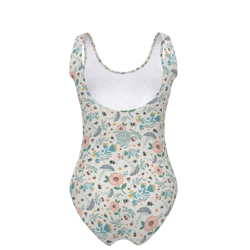 Women's One-Piece Swimsuit - Bee Garden