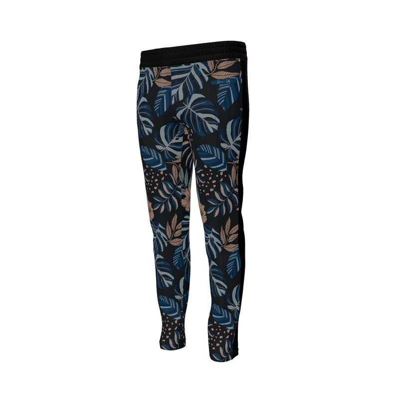 Men's Track Pants - Midnight Monstera