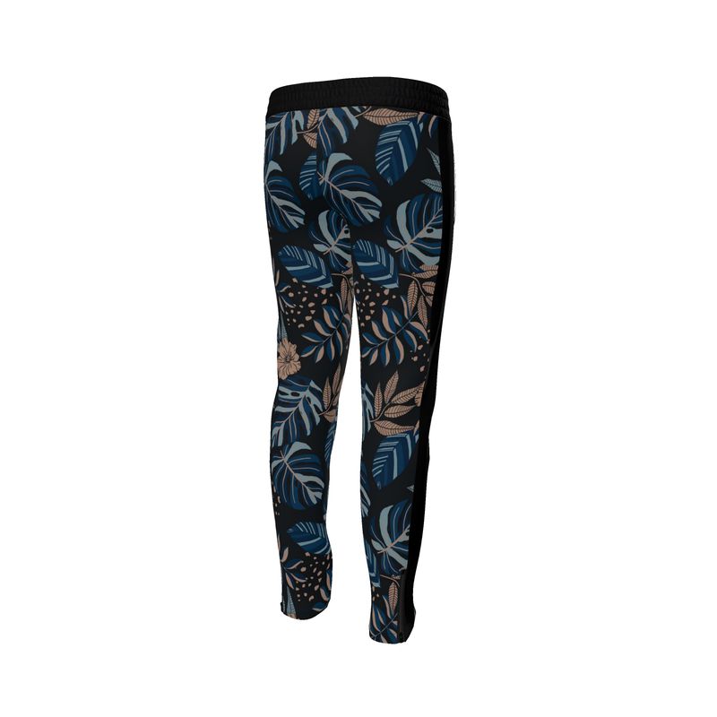 Men's Track Pants - Midnight Monstera