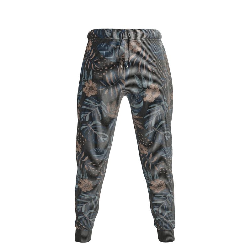 Men's Joggers - Midnight Monstera