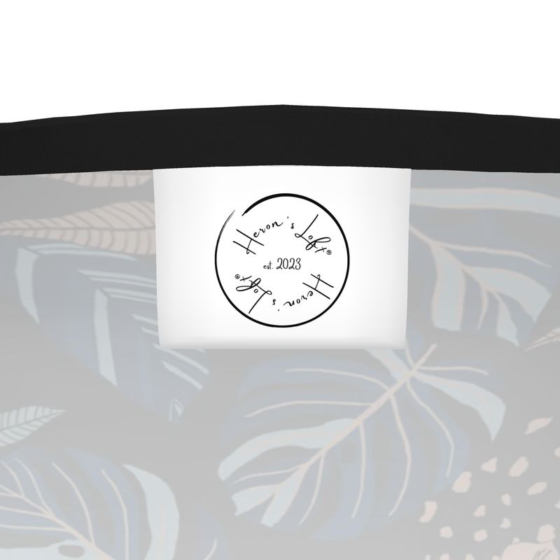 Men's Athletic Crew Neck T-Shirt - Midnight Monstera