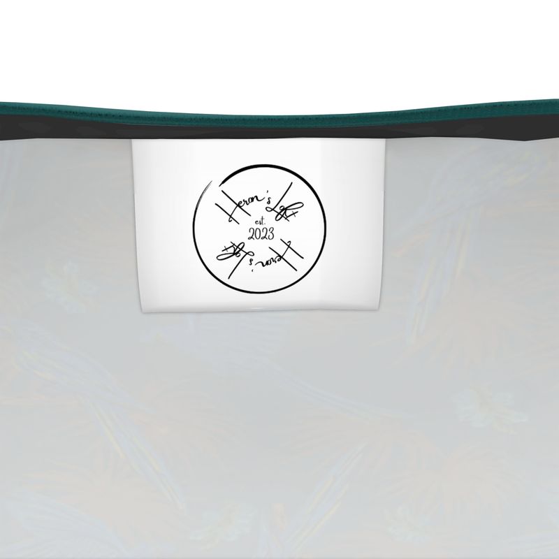 Men's Hybrid Tank Top - Tropical Macaw - Sea Foam Green