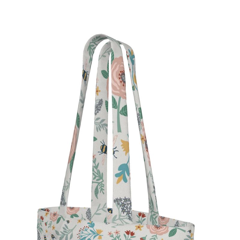 Canvas Tote Bag - Bee Garden