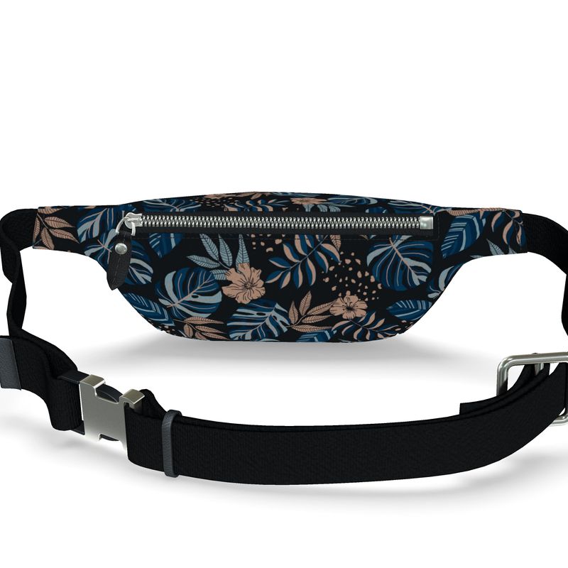 Fanny Pack - Archway Brushed Twill - Midnight Monstera