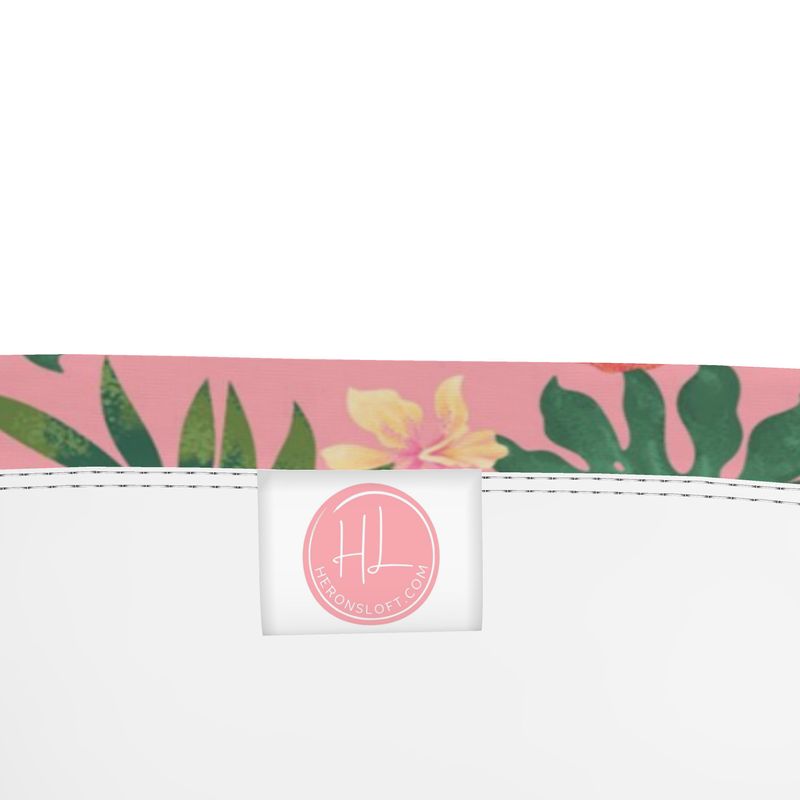 Women’s Bandeau - Pineapple Paradise - Hibiscus Blush