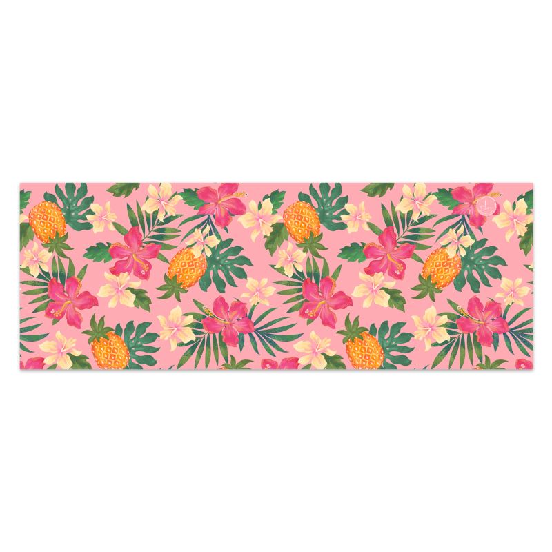 Women’s Sarong - Pineapple Paradise - Hibiscus Blush