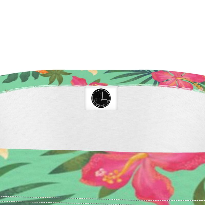 Women’s Strapless Swimsuit - Pineapple Paradise - Canopy Mint