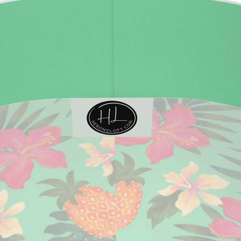 Women’s High-Waist Sports Leggings - Pineapple Paradise - Canopy Mint