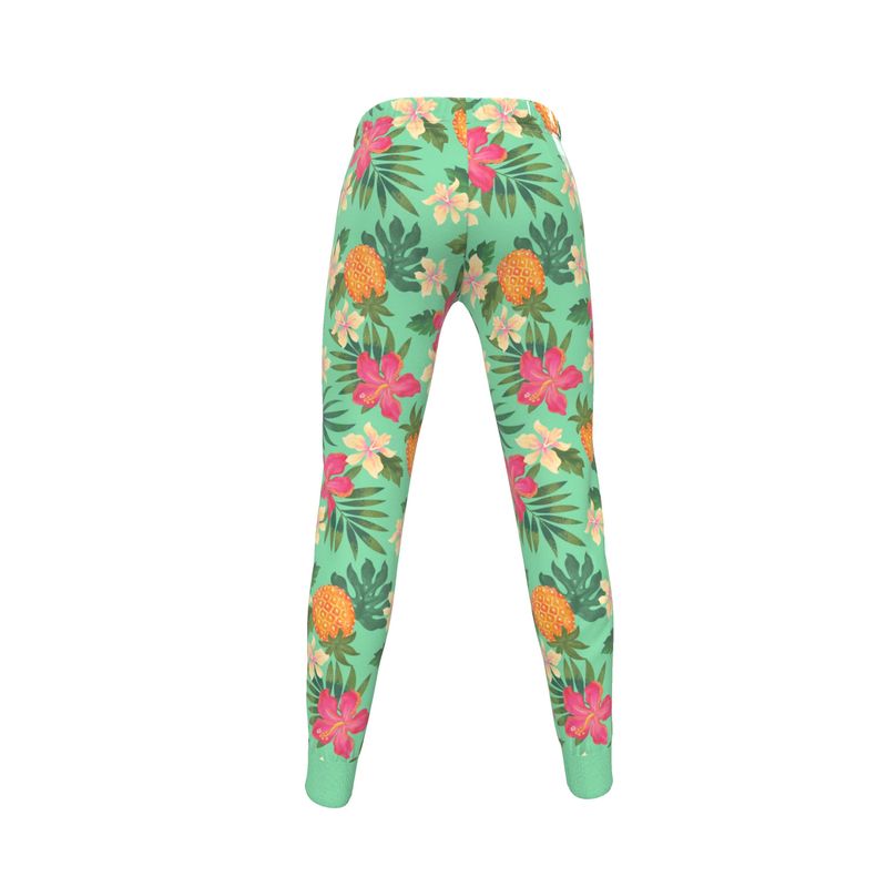 Women’s Joggers - Pineapple Paradise - Canopy Mint