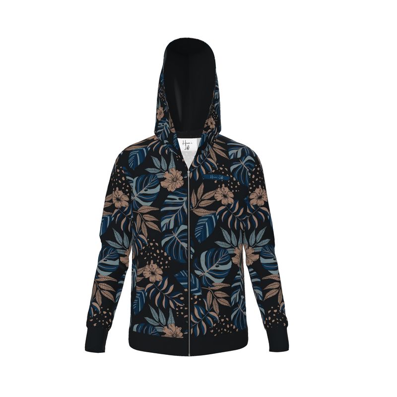 Men's Hoodie - Midnight Monstera