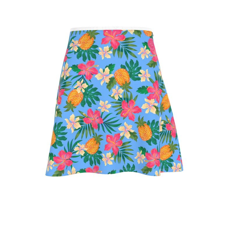Women's Skater Skirt - Pineapple Paradise - Island Breeze