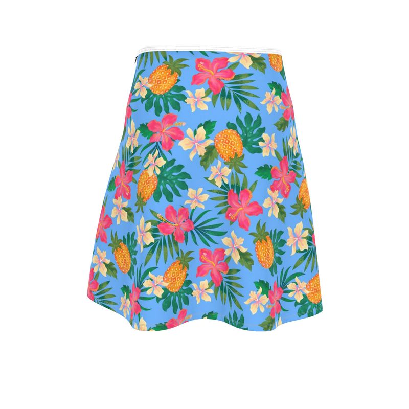 Women's Skater Skirt - Pineapple Paradise - Island Breeze