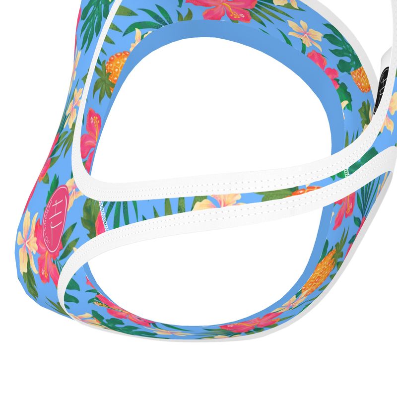 Women's Low Intensity Sports Bra - Pineapple Paradise - Island Breeze