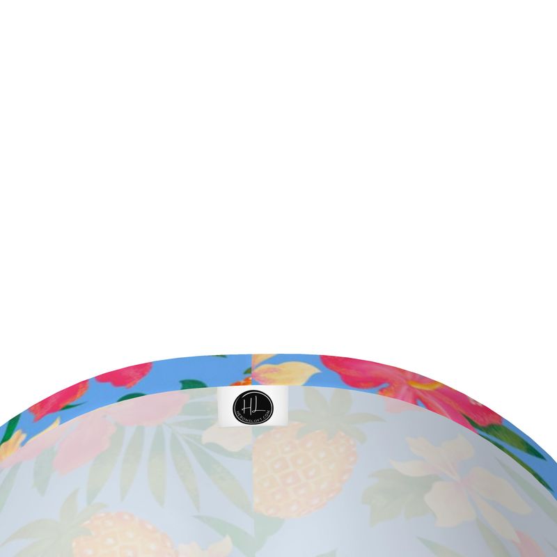 Women's Mid-Rise 3/4 Length Leggings - Pineapple Paradise - Island Breeze