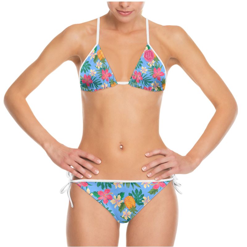 Women's String Bikini - Pineapple Paradise - Island Breeze