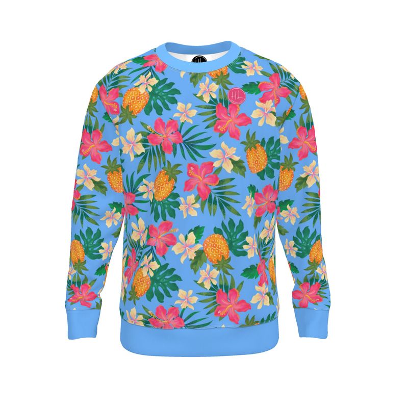 Women's Lightweight Sweater - Pineapple Paradise - Island Breeze