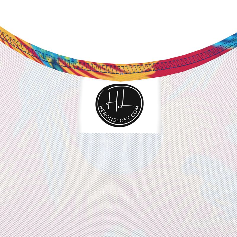 Women's One-Piece Swimsuit - Tropical Macaw - Raspberry Red