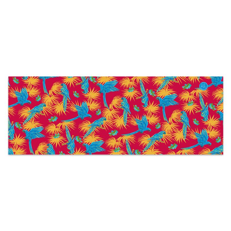 Women's Sarong - Tropical Macaw - Raspberry Red