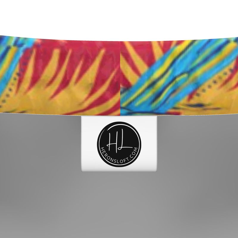 Women's Joggers - Tropical Macaw - Raspberry Red