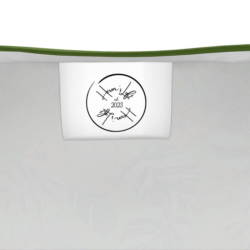 Men's Hybrid Tank Top - Midnight Monstera - Olive Green