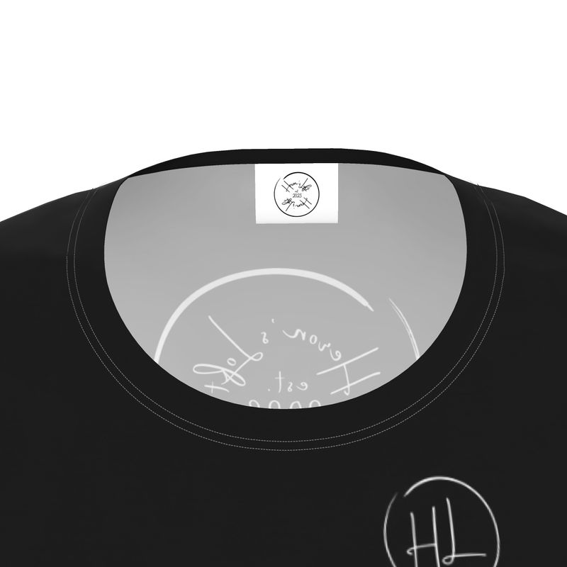 Women's Crew Neck T-Shirt - Heron's Loft Est. 2023 - Black