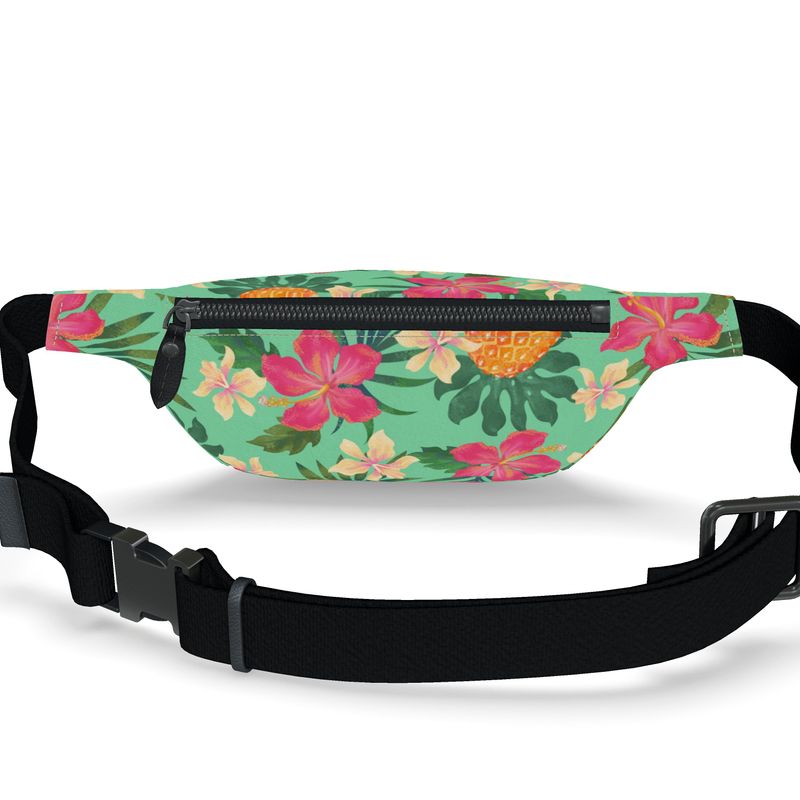 Fanny Pack - Archway Brushed Twill - Pineapple Paradise - Tropical Green