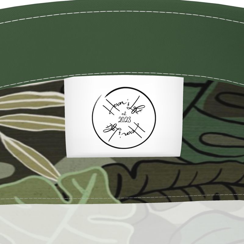 Men's Button-Up Dress Shirt - Camo Leaves - Light Green