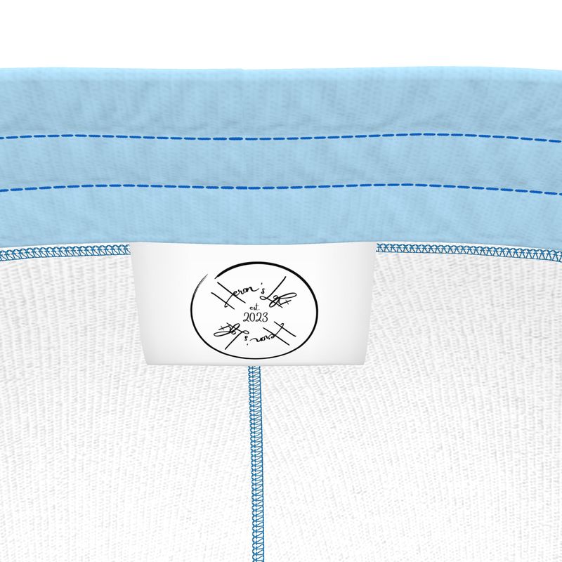 Men's Track Pants - Midnight Monstera - Sky Blue