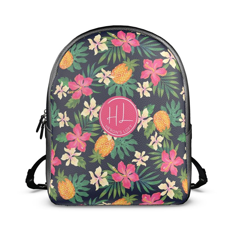 Backpack - Nappa Leather - Pineapple Pareadise