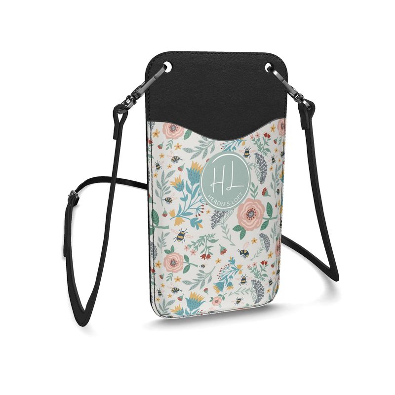 Phone Holder - Nappa Leather - Bee Garden