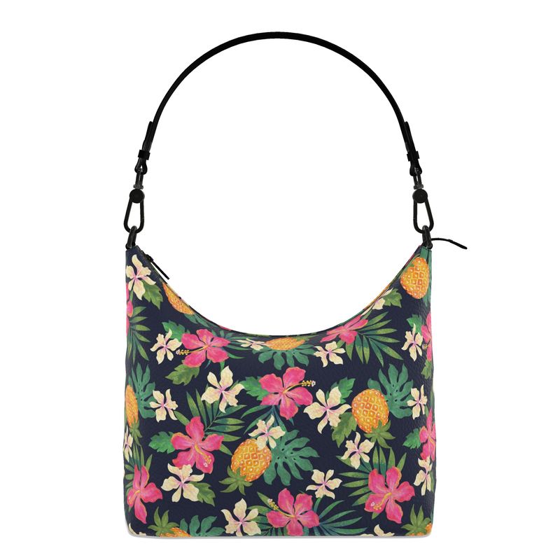 Square Shoulder Bag - Nappa Leather - Pineapple Paradise