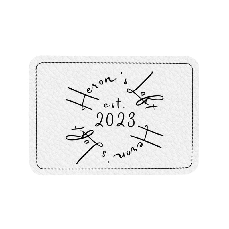 Square Shoulder Bag - Nappa Leather - White Crane