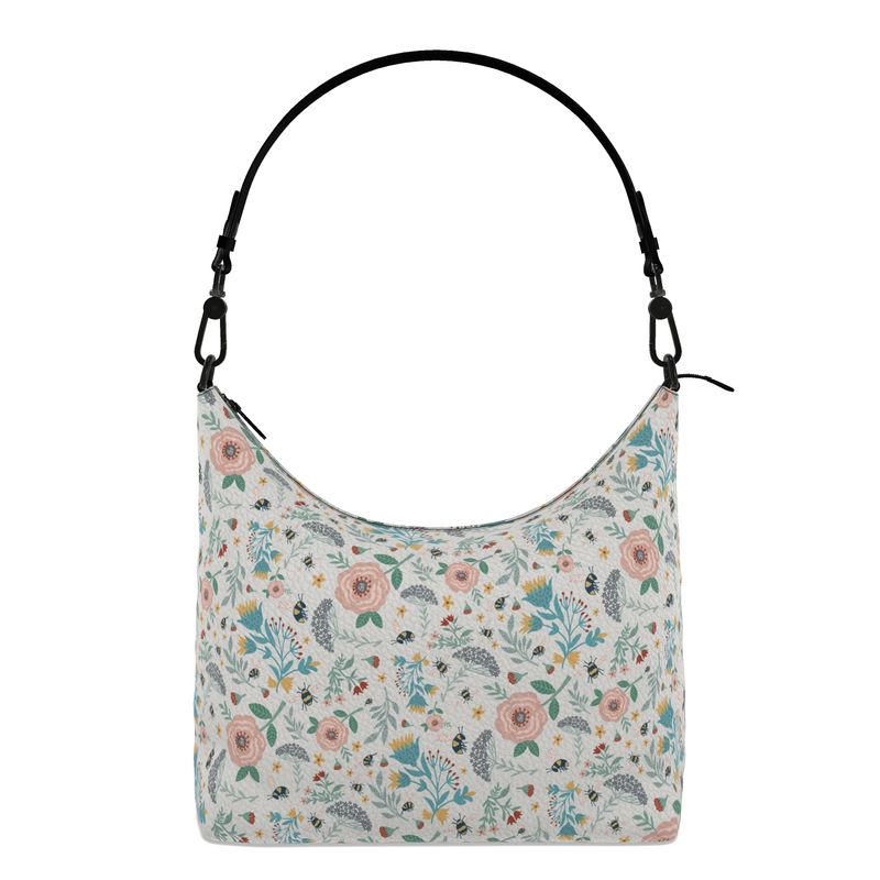 Square Shoulder Bag - Nappa Leather - Bee Garden