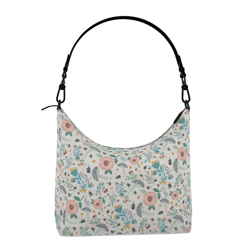 Square Shoulder Bag - Nappa Leather - Bee Garden